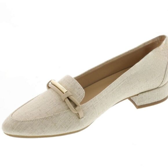 Easy Spirit Eflex Carlina Slip-On Pointy Toe Dress Flats Linen SIZE 10 NIB NWT - Picture 11 of 11
